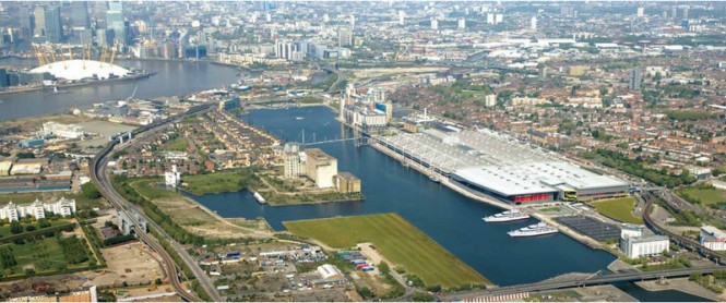 Royal Docks 2012 - Superyacht Berthing in London