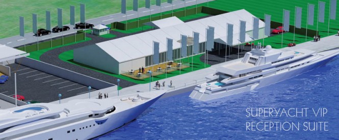 Royal Docks 2012 - Superyacht VIP Reception Suite
