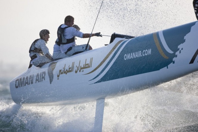 Sailing yacht Oman Air, Act 1 Muscat 2011