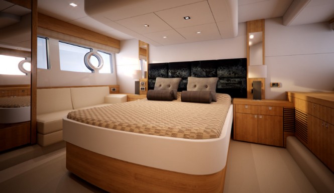 Sunseeker Predator 53 yacht with interior by Design Unlimited