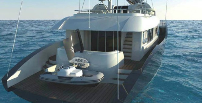Super Yacht Conrad 115 Exterior