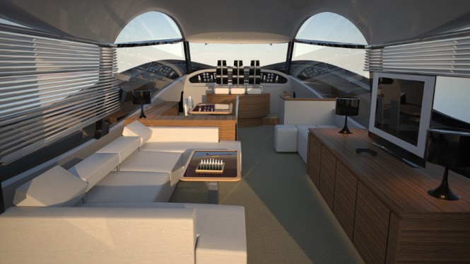 Super Yacht Pelican 80 Interior