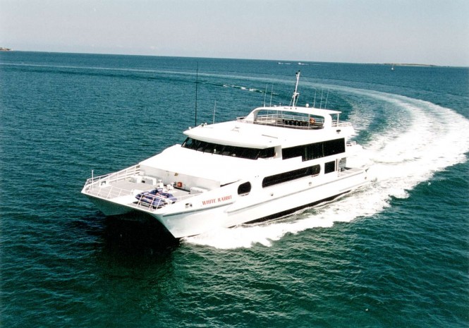 The 36m luxury motor yacht White Rabbit Charlie