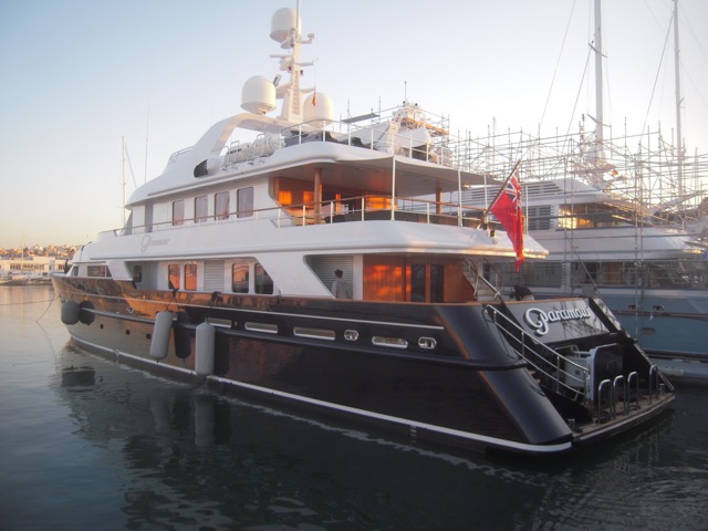 The 43m CMN motor yacht Paramour
