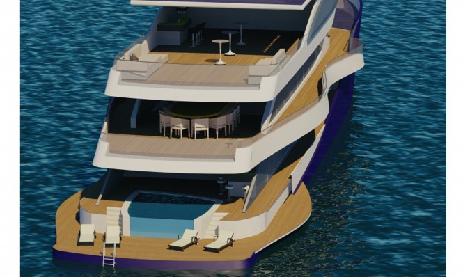 The Diana 439 Superyacht Decks