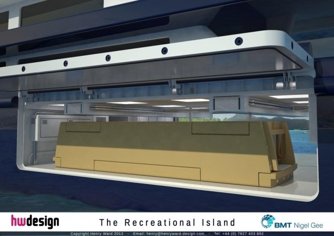 The Recreational Island - Garage Render