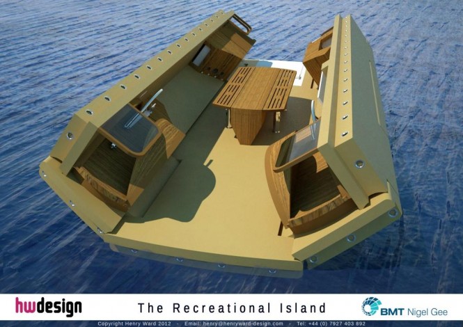 The Recreational Island - Unfolding Render
