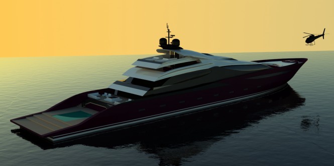 The luxury yacht Antigone by Pama Architetti Design