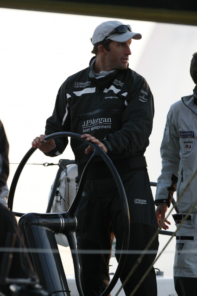 The triple Olympic Gold medallist Ben Ainslie