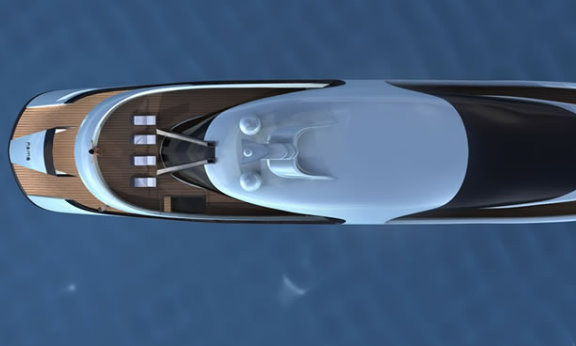 i41 Superyacht - view from above