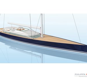 170´ Flybridge Sloop sailing yacht designed by Philippe Briand