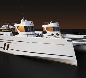 Arista Marina 24m catamaran yacht Phantom - a superyacht support vessel