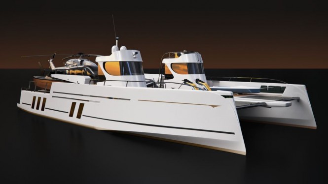 24m catamaran yacht Phantom by Arista Marina Group