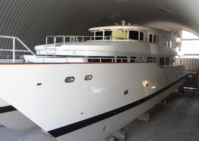37m catamaran yacht Phatsara designed by Incat Crowther due to be launched in March 2012