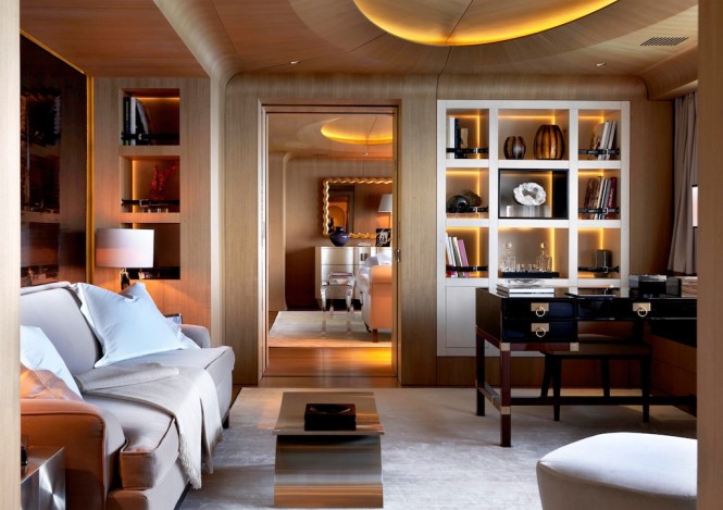 70m NUMPTIA superyacht - Owner's Suite - Interior by Salvagni Architetti