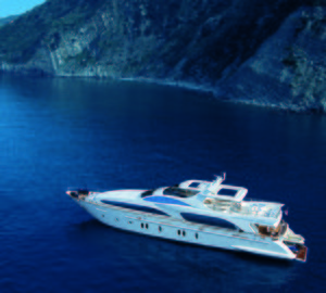 Azimut 35.5m Grande 116 superyacht Cinque presented at Miami International Yacht Show 2012