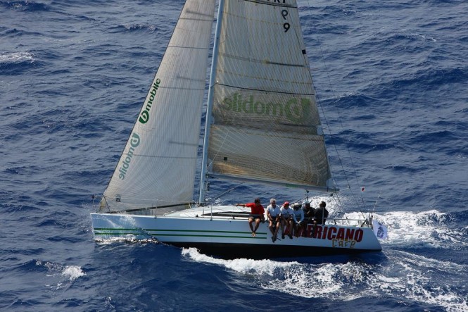 Bernie Evan-Wong's Mumm 36 Cafe Americano during the 2009 RORC Caribbean 600 - photo by Tim Wright