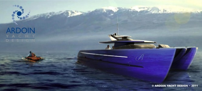Catamaran yacht DEEP BLUE launched by U-Boat Worx and Ardoin Yacht Design