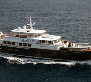 Seakeeper gyros stabilise charter yacht MARHABA 