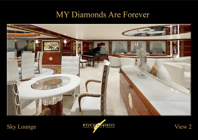 Diamonds Are Forever Superyacht Sky Lounge