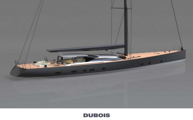 Dubois designed 46m sailing yacht Hull 3067 in build by Vitters