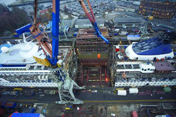 Hamburg´s Blohm + Voss Shipyard
