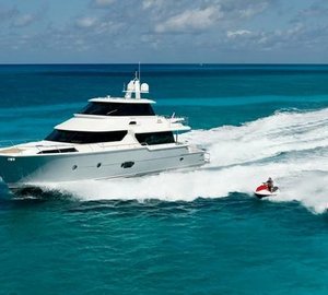 Horizon Motor Yacht CC105 and V74 Yacht Shipping to Florida East Coast for Palm Beach Boat Show