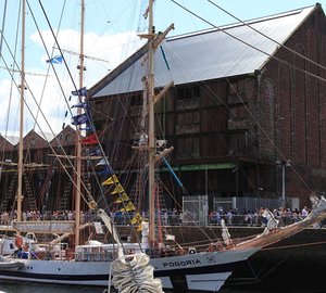 James Watt Dock Marina in Greenock, Scotland