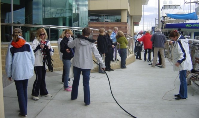 Learning the ropes Riviera owners gain valuable skills at the Ladies Skipper's Day Learning the ropes Riviera owners gain valuable skills at the Ladies Skipper's Day