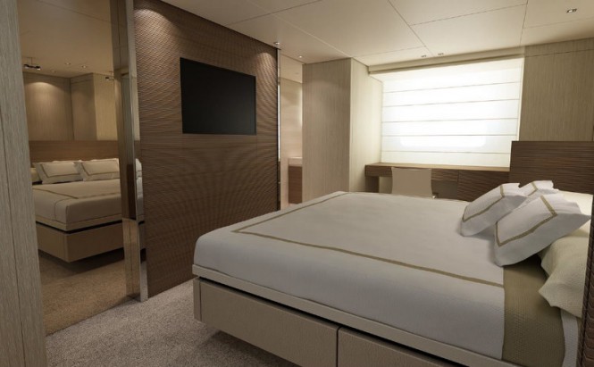 Lovely and comfortable cabins on board the SL94 Superyacht