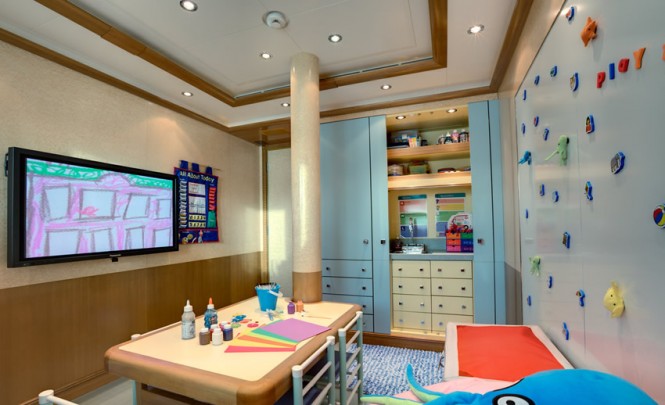 Luxury Mega Yacht Pegasus V - Children's entertainment room Luxury Mega Yacht Pegasus V - Children's entertainment room