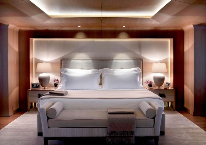 Luxury superyacht Numptia with interior design by Salvagni Architetti