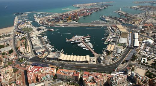 Marina Real Juan Carlos I  - view from above