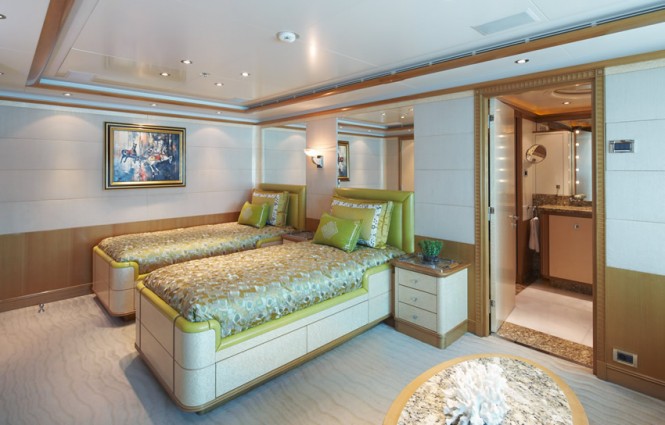 Mega Yacht Pegasus V - Twin Stateroom Mega Yacht Pegasus V - Twin Stateroom