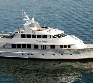 Christensen Shipyards refit the Custom 120’ motor yacht First Draw (ex Cacique)