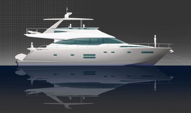 New Johnson 65 open flybridge motor yacht from Dixon Yacht Design 