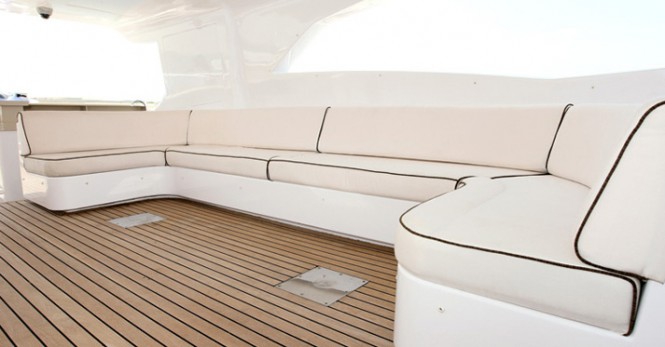 On board the luxury yacht Majesty 121