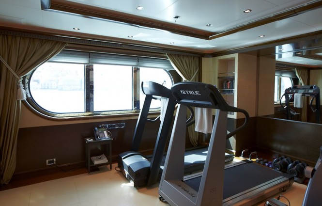Pegasus V (ex Princess Mariana) Superyacht - Gym Pegasus V (ex Princess Mariana) Superyacht - Gym