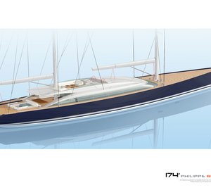 Phillipe Briand designed 174´ Flybridge Ketch Sailing Yacht
