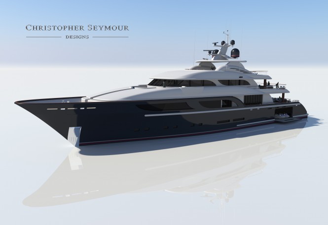 Port Profile of the motor yacht Project 58