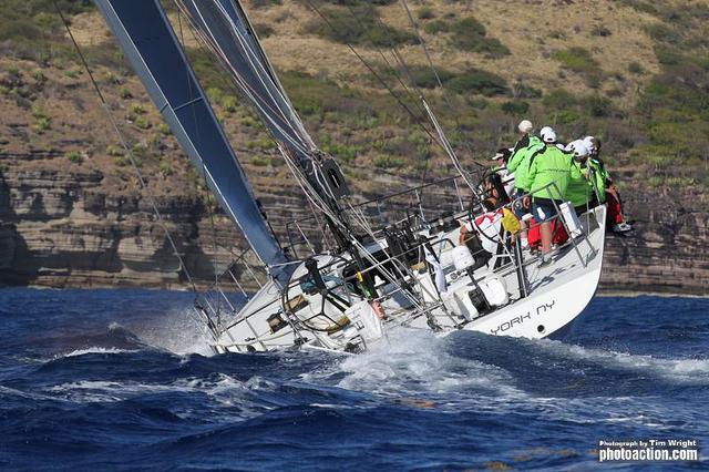 RORC Caribbean 600, 2012. Yacht Rambler finishes on Wednesday 22nd February - Credit Tim Wright/Photoaction 