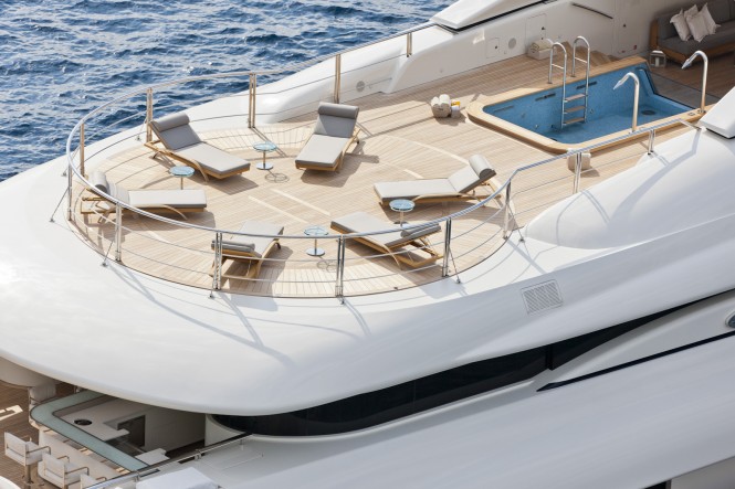 Relaxation and fun aboard 70m Rossinavi NUMPTIA yacht designed by Tommaso Spadolini