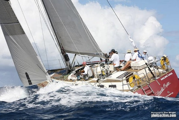 Sailing yacht Scarlet Logic win IRC Two Credit: Tim Wright/Photoaction