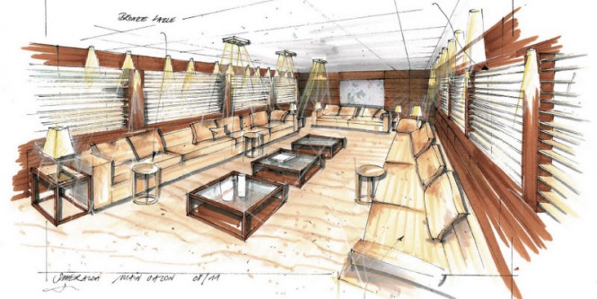 Smeralda Superyacht´s Luxurious and Contemporary Interior Smeralda Superyacht´s Luxurious and Contemporary Interior