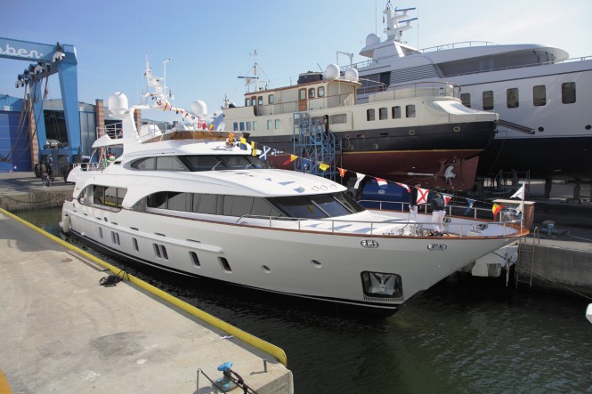 Superyacht MIAMAA - a Benetti Tradition 105 yacht launched in February 2012