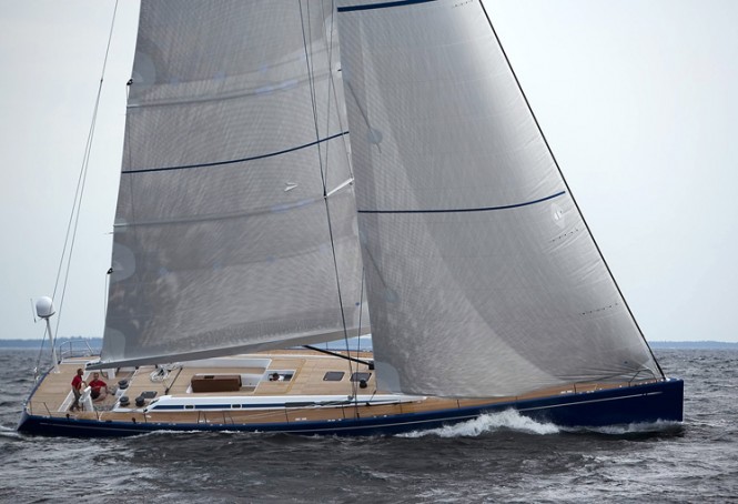 Swan 80 sailing yacht Selene