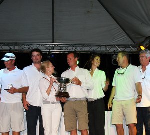 Sailing Yacht SELENE winner of the Swan Caribbean Challenge Trophy