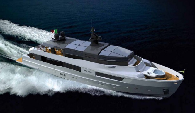 The 35m Arcadia 115 motor yacht M´Ocean