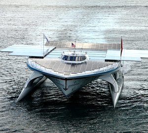 Yello in partnership with the 35m catamaran yacht MS Tûranor PlanetSolar