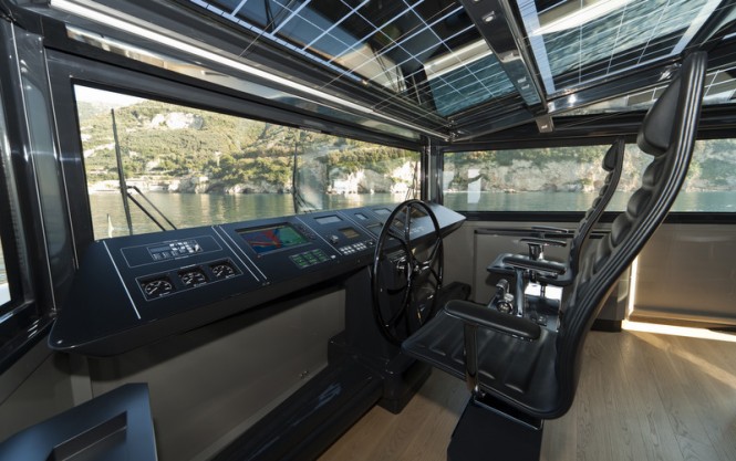 The 35m motor yacht M´Ocean Wheelhouse